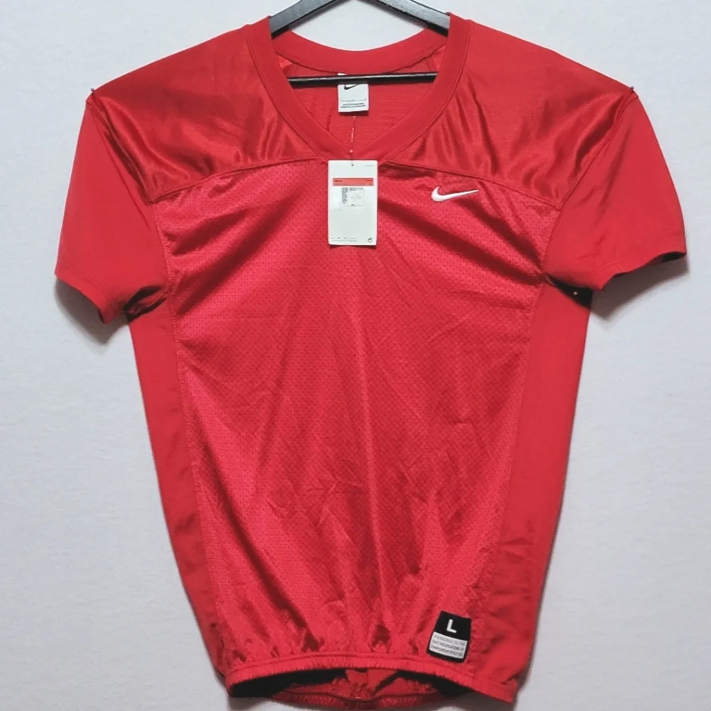 NWT Nike Vapor Varsity Red Football Practice Jersey SIZE L.‎ #772